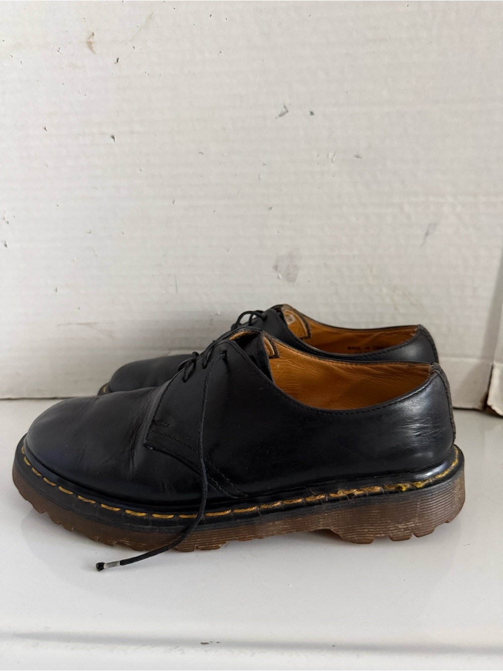 Dr. Martens 1461/59 Black Leather Derby Shoes (sz Men’s 5 or Wm’s 7)